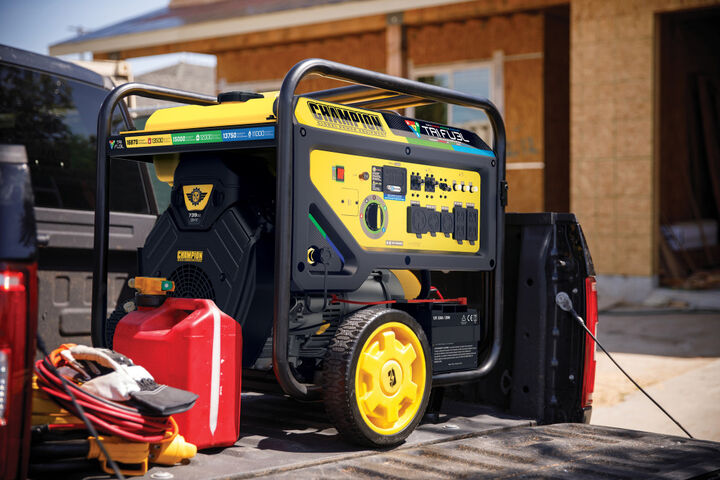 Champion Power Equipment 16,875-Watt Electric Start Tri Fuel 49 State Home Backup Portable Generator, large image number 4