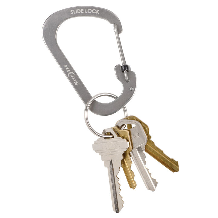 Nite Ize SlideLock Carabiner Stainless Steel #4 Stainless, large image number 6