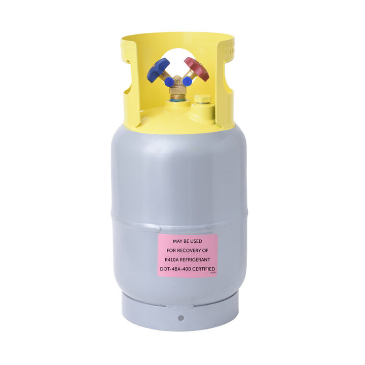 Flame King 30 Lb Refrigerant Recovery Cylinder Tank with SCG Y-Valve Empty