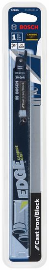Bosch 9 Inch 30 Grit Carbide-Grit Edge Reciprocating Saw Blade for Cast Iron/Block, small image number 2