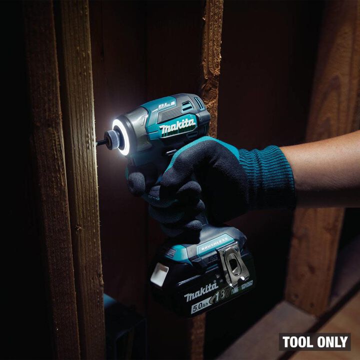 Makita 18V LXT Lithium Ion Brushless Cordless Quick Shift Mode 4 Speed Impact Driver Tool Only & ImpactX 100 pc. Driver Bit Set Bundle, large image number 17