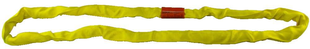 Lift-All 6 Ft Yellow Endless Tuflex Poly Round Sling, large image number 2