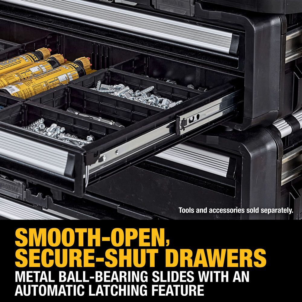 DEWALT TOUGHSYSTEM 2.0 DXL 30 Inch 2 Shallow Drawers Unit, large image number 10