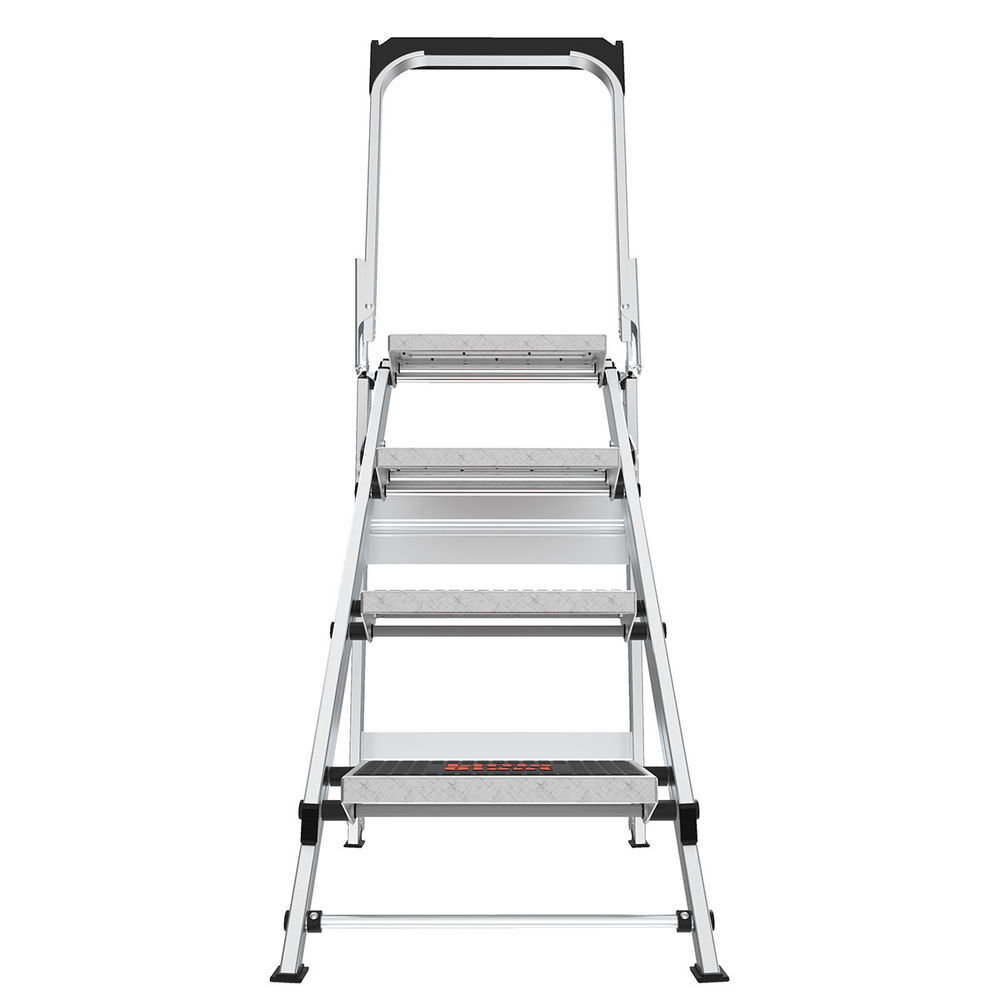 Little Giant Safety Safety Step M4 Aluminum Type 1A Step Stool with Handrail, large image number 6