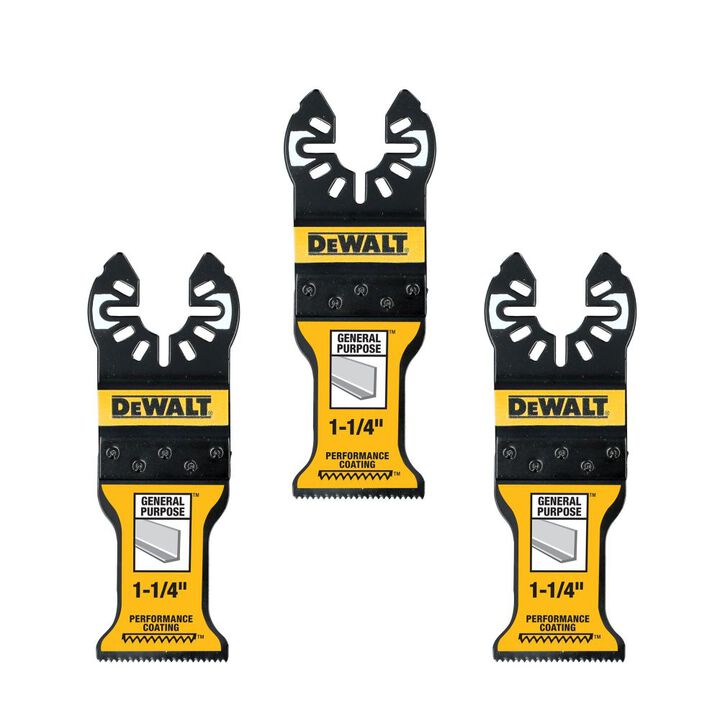 DEWALT 1-1/4 Inch Oscillating Metal Cutting Blade 3 Pieces