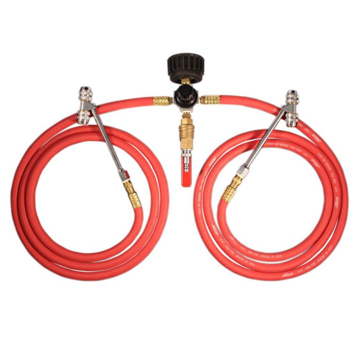 Milton Dual Truck Tire Inflator Gauge and Regulator
