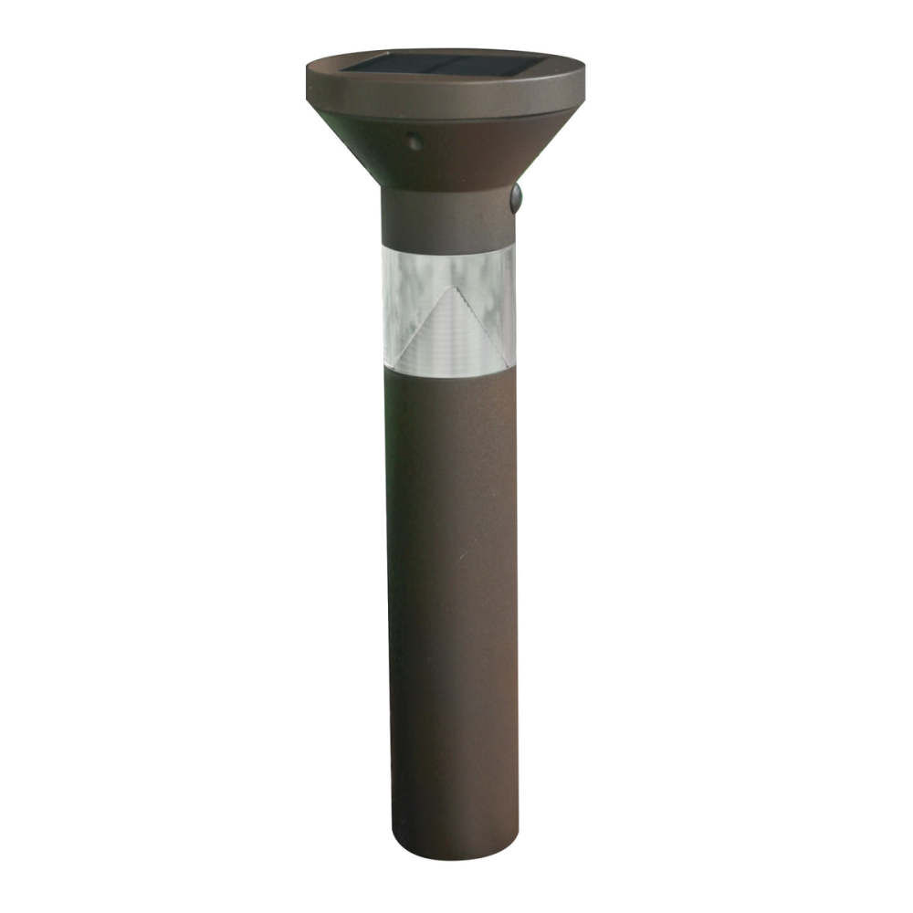 Feit Electric 12-3/5 Inch Solar Powered 40 Lumens LED Bollard Light Bronze, large image number 1