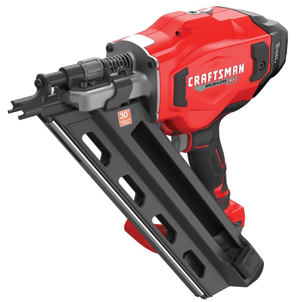 CRAFTSMAN V20 BRUSHLESS RP 30 Degree Framing Nailer (Bare Tool), large image number 2