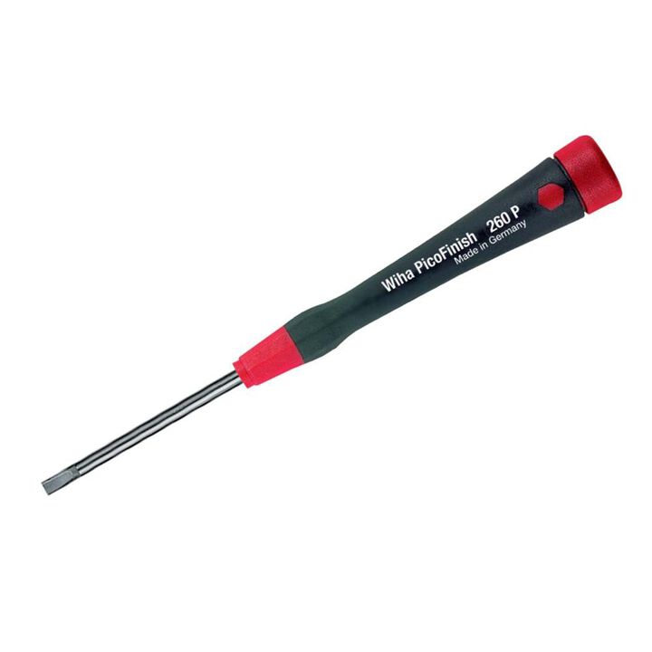 Wiha 2.5 x 50 mm Tool Steel PicoFinish Slotted Screwdriver