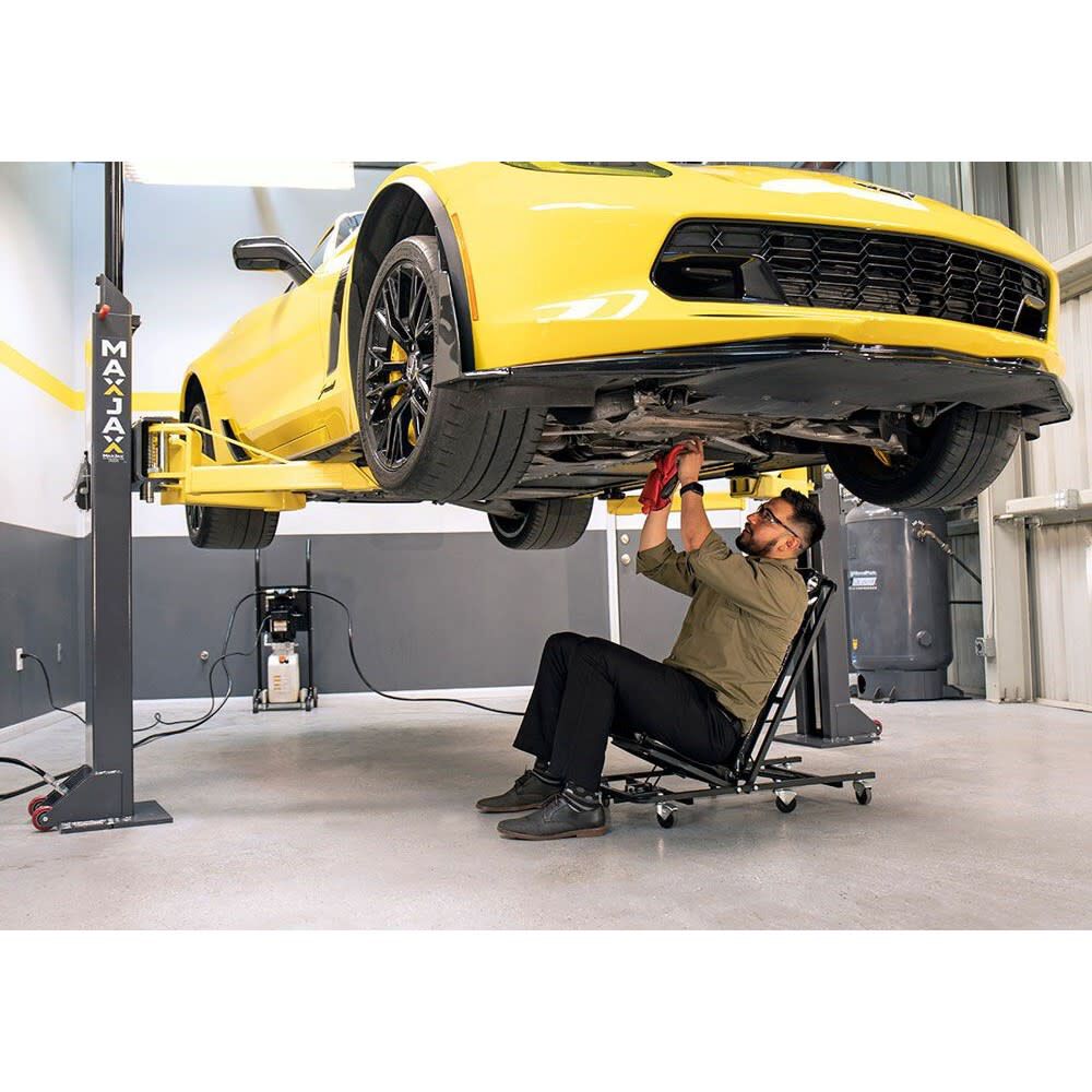 MaxJax M7K Standard Package 7000 Lbs 110V Corded Two-Post Garage Lift, large image number 2