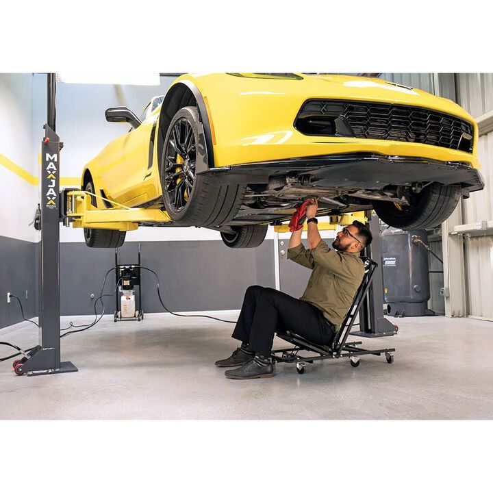 MaxJax M7K Standard Package 7000 Lbs 110V Corded Two-Post Garage Lift, large image number 1