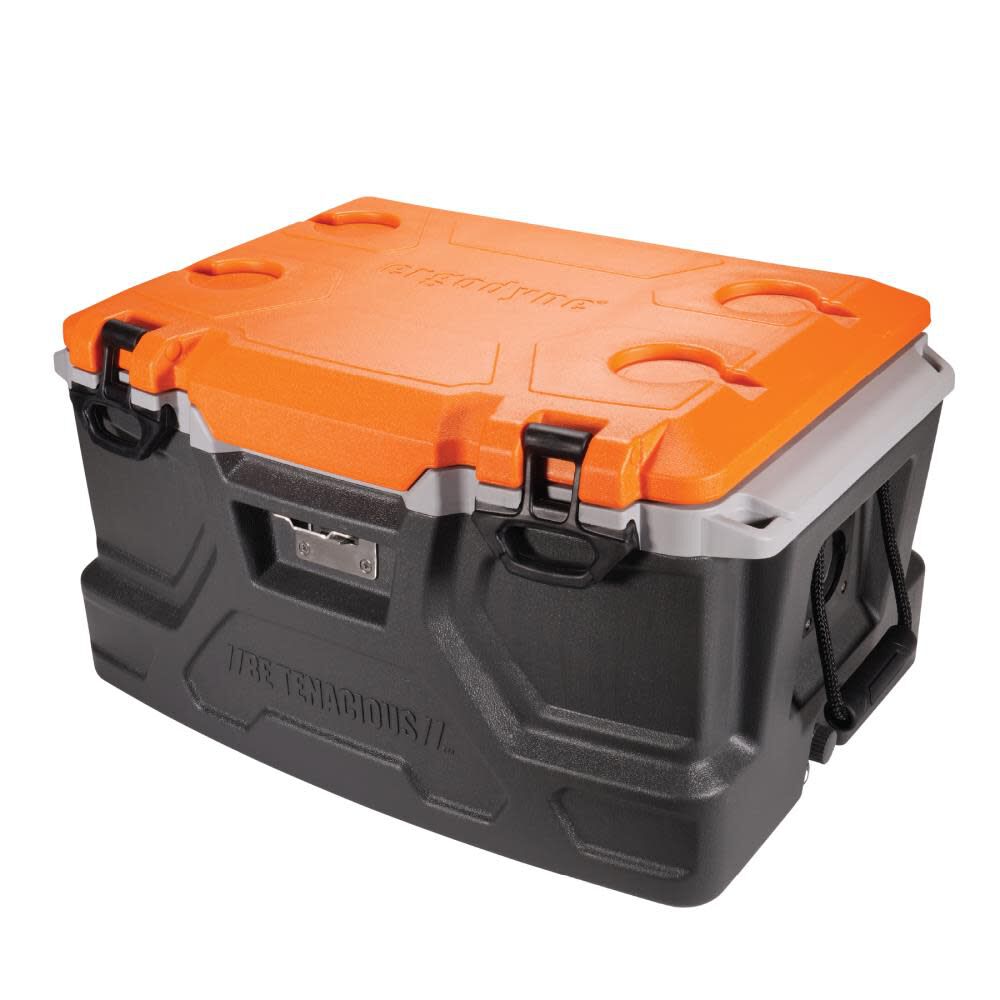 Ergodyne Chill Its 5171 Industrial Hard Sided Cooler 48 Quart Single Orange & Gray, large image number 1