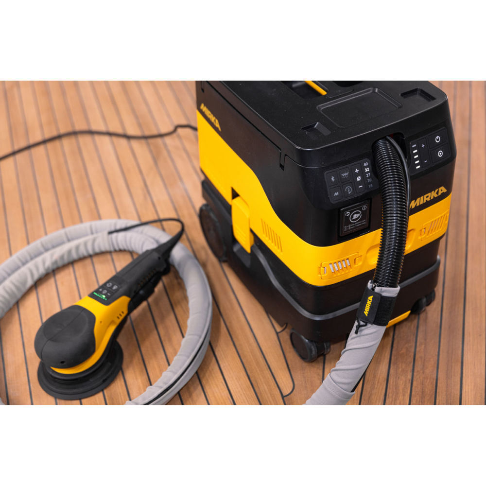 Mirka 19.7 Ft 110V Coaxial Electric Cable/Vacuum Hose with Sleeve, large image number 4