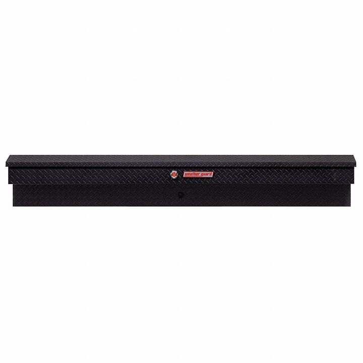 Weather Guard 87-1/4 x 16-1/2 x 13 Inch Aluminum Lo-Side Truck Box Black