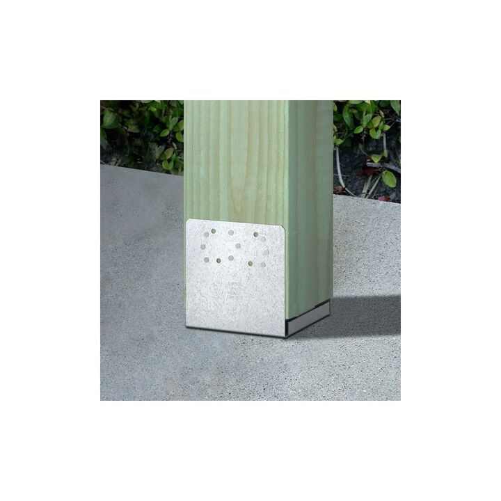 Simpson Strong-Tie 12/14 Gauge 8 x 8 ZMAX Coating ABU Adjustable Post Base, large image number 1