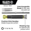 Klein Tools 4-in-1 Multi-Bit Tamperproof Electronics Screwdriver with TORX Bits, small image number 2