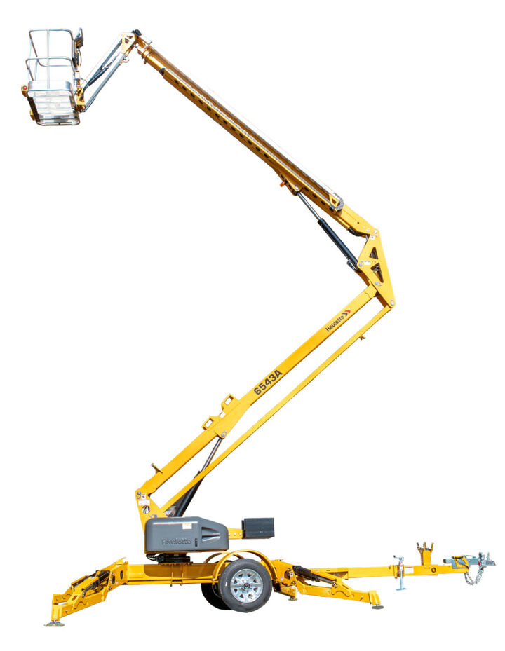 Haulotte 6543A Tow Behind Boom Lift 65'