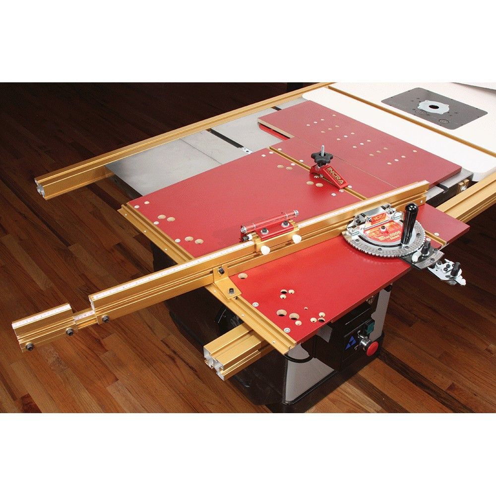 Incra Miter 5000 Gauge with Telescoping Fence & Flip Shop Stop, large image number 2