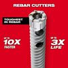 Milwaukee Straight Shank 1 1/2inch X 12inch Rebar Cutter, small image number 5