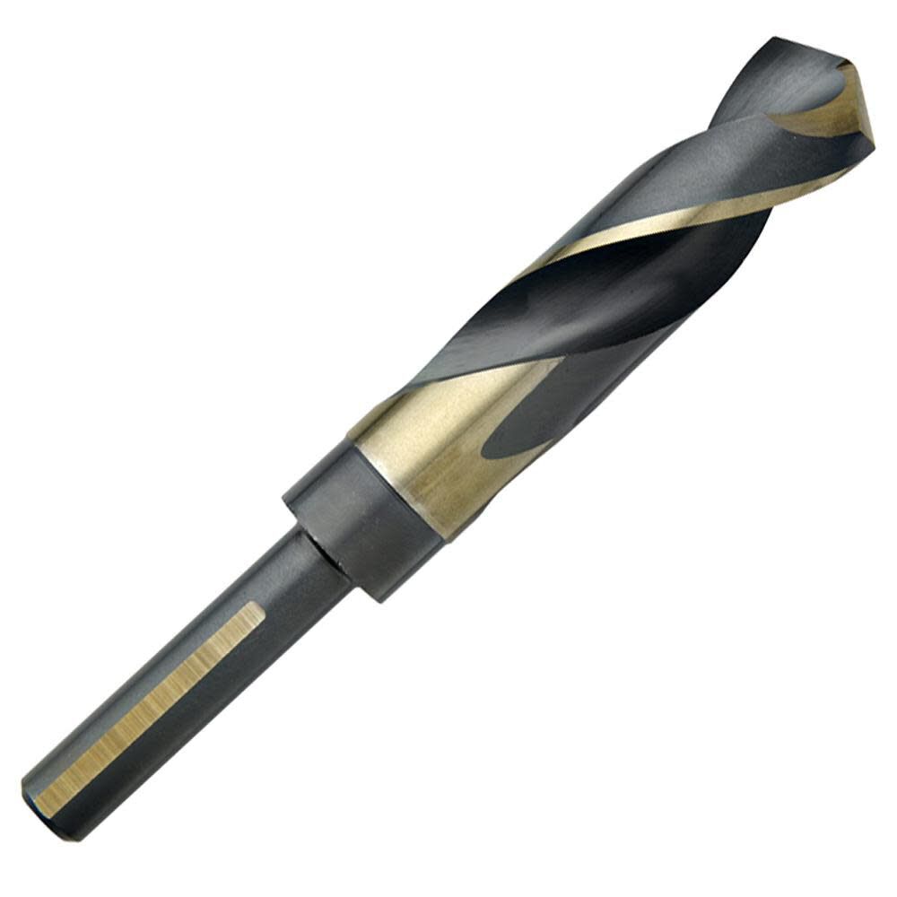 Champion Cutting Tool 17/32in Black Gold Silver & Deming 1/2in Shank Drill, large image number 1
