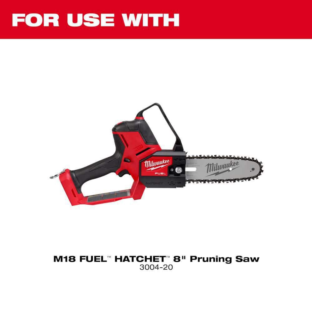 Milwaukee Reconditioned M18 Fuel Hatchet 8 Inch Pruning Saw (Bare Tool), Saw Chain Bundle, large image number 3