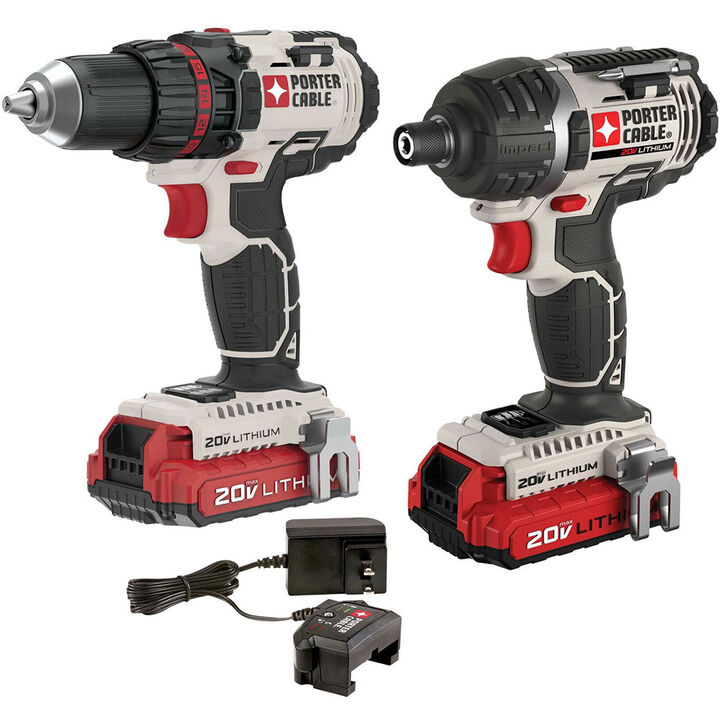 Porter Cable 20 V MAX Lithium 2 Tool Combo Kit
