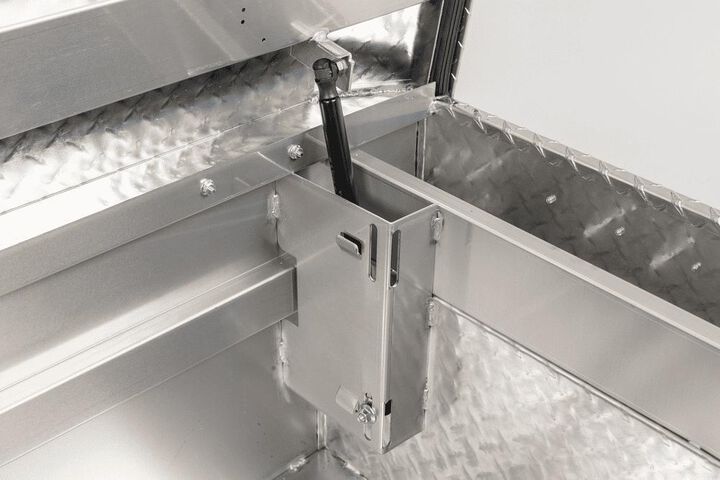 Weather Guard Saddle Truck Tool Box Aluminum Full Standard Clear, large image number 6