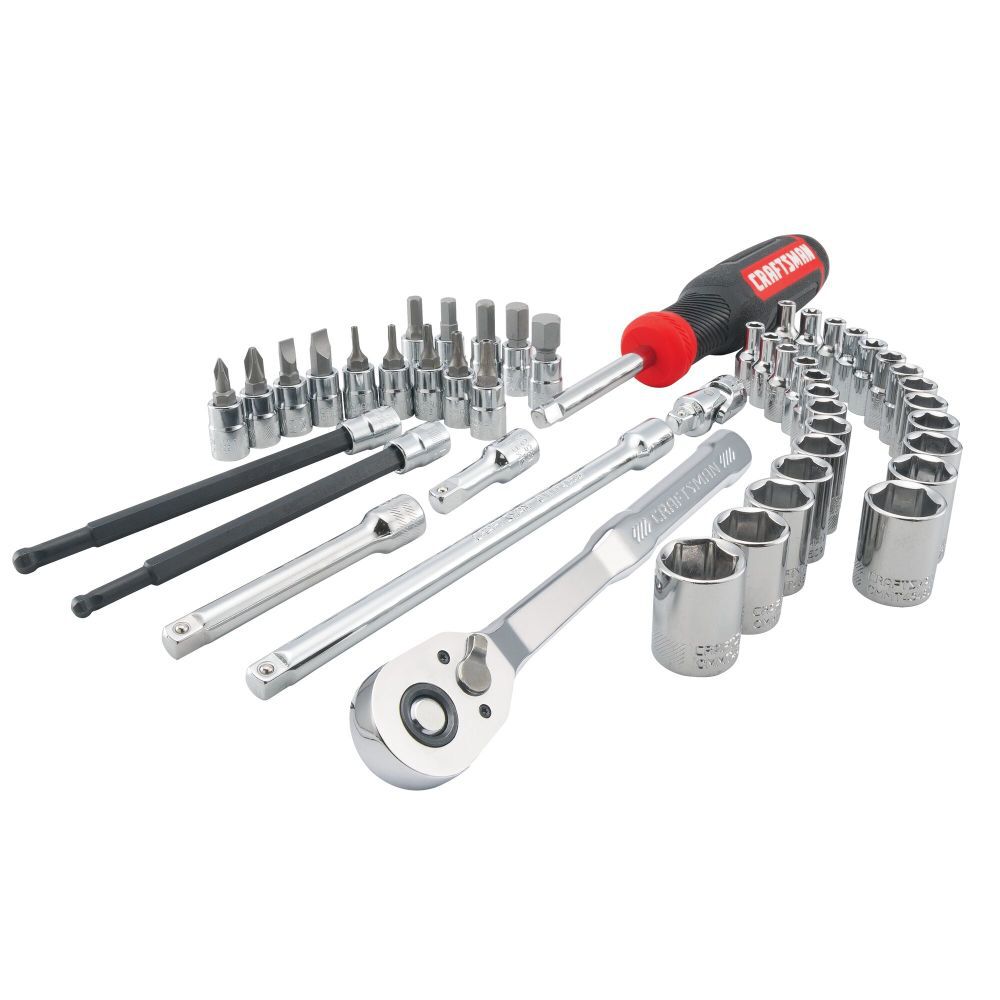 CRAFTSMAN 1/4 Inch Drive Metric Mechanics Tool Set 48 Pieces, large image number 2