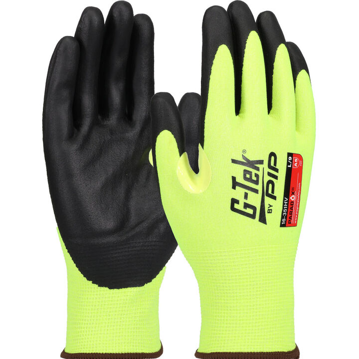 Protective Industrial Products G-Tek Paradox A5 Hi-Vis Cut Resistant Gloves XS