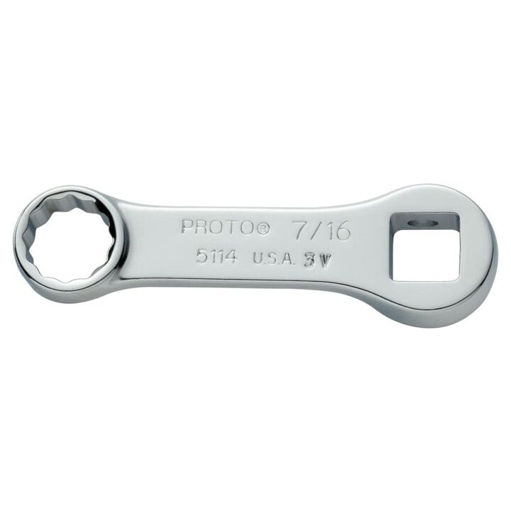 Proto 3/8in Drive Torque Adapter 7/16in