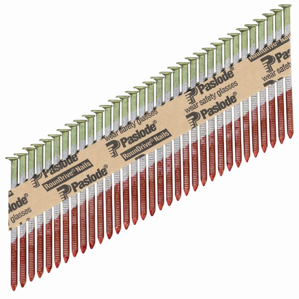 Paslode 3-1/4 In. x .131 In. Hot Dipped Galvanized Plus! Ring Shank 30 Degree Framing Nail, large image number 1