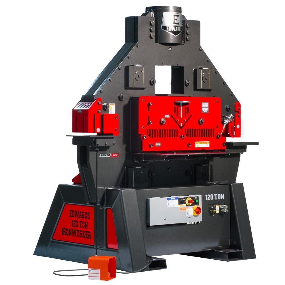 Edwards 120 Ton Ironworker 3 Phase 208v with PowerLink System, large image number 8