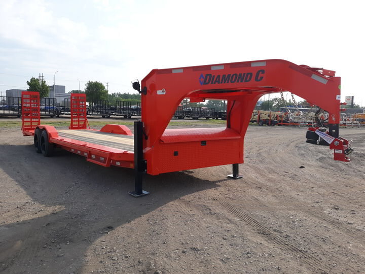 Diamond C LPX208L 28 Ft. Low Profile 18000 Lbs Gooseneck Trailer, large image number 2