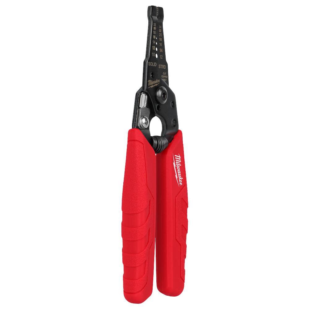 Milwaukee 10-24 AWG Compact Comfort Grip Wire Stripper & Cutter, large image number 6