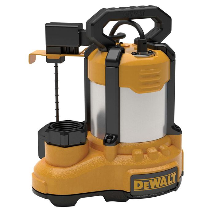 DEWALT 1/3 HP SSTL/Cast Iron Vertical Sump Pump