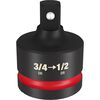 Milwaukee SHOCKWAVE Impact Duty Reducer 3/4inch Drive to 1/2inch Drive, small image number 1