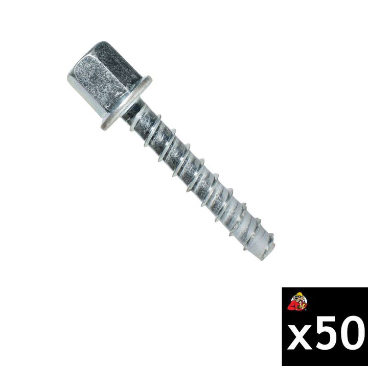 Simpson Strong-Tie 3/8 Inch x 2-3/4 Inch Carbon Steel Threaded Rod Hanger 50 Pieces
