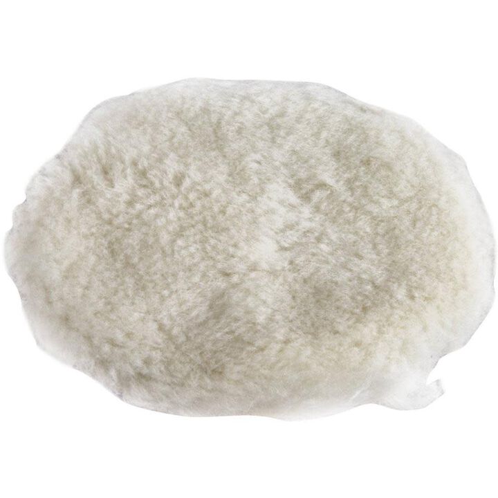 Makita 6in Round Hook and Loop Wool Polishing Pad