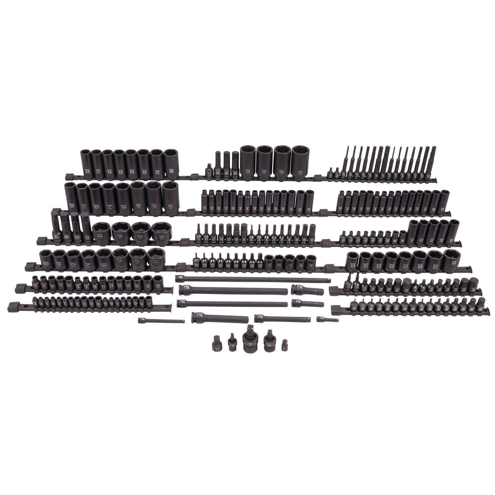 Sunex Master Impact Socket and Bit Socket Set Black 222 Pieces, large image number 2