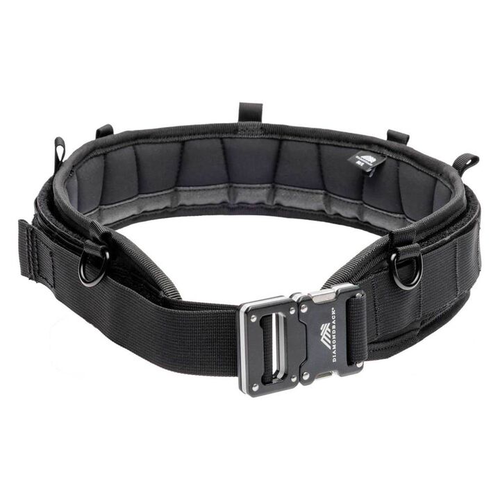 Diamondback Toolbelts Tempo Lite Low-Profile Belt, Black, Medium/Large
