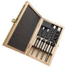 Fisch 1/4 Inch - 1/2 Inch Mortise Chisel & Bit Set with Wood Box 4 Pieces, small image number 1