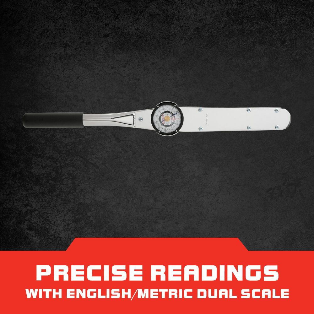 Proto 1/2 in Drive Dial Torque Wrench 50-250 ft-lbs, large image number 4
