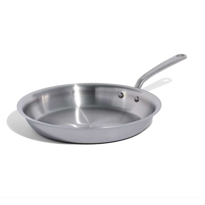 Made In Cookware 10 Inch x 4 Inch Stainless Steel Fry Pan Silver