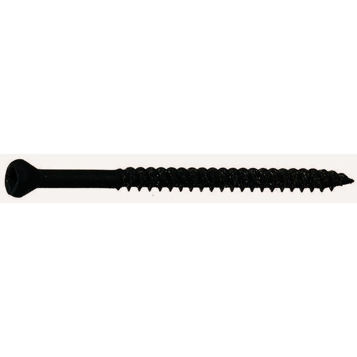 Pro Twist #6 x 1-5/8In Black Trim Head Square Drive Screw 1 Lb. Box