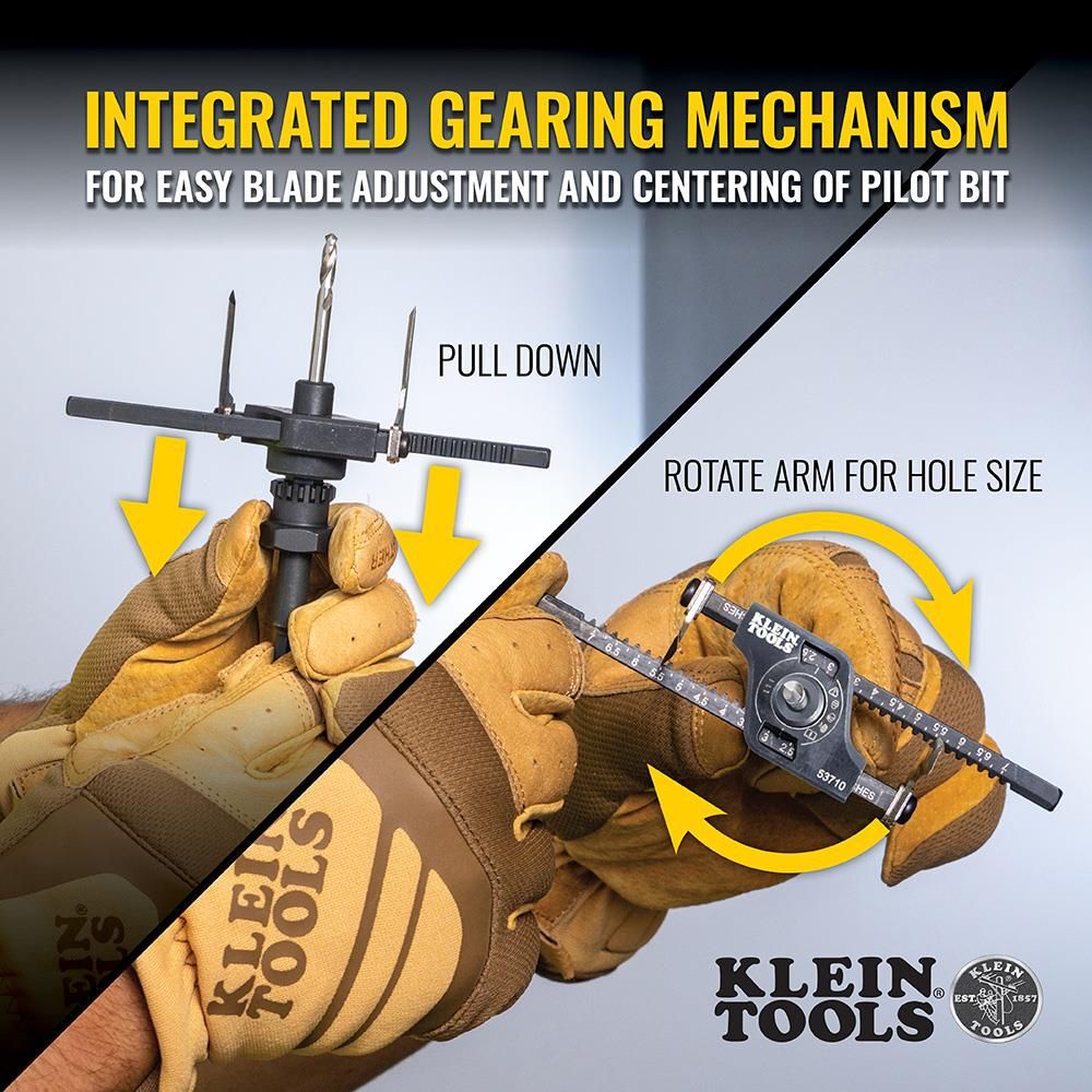 Klein Tools Adjustable Hole Saw, large image number 4