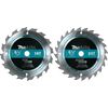 Makita 6-1/2 in. Carbide-Tipped Circular Saw Blade (2-Pieces), small image number 1