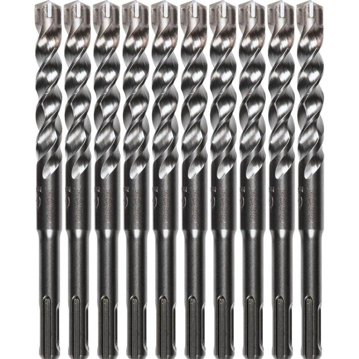 Makita 1/2in x 6in SDS Plus Bit 3 Cutter 10pk