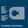 Bosch Palm Router D-Shaped Subbase, small image number 2