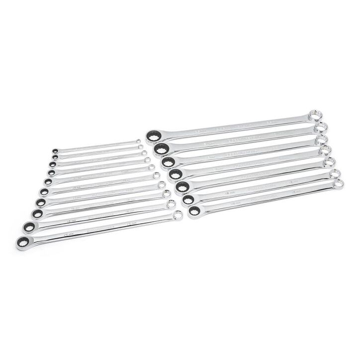 GEARWRENCH Double Box Ratcheting Wrench Set 17 Piece XL GearBox Metric
