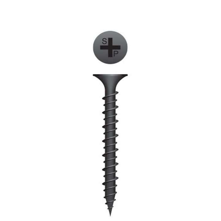 Intercorp #8 x 3in Phosphate Coat Phillips Bugle Head Screw 2000qty